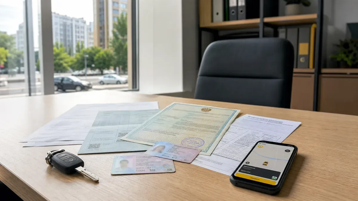 Какие документы нужны для работы в Яндекс Такси в 2026 году